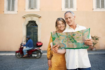 Couple Map Rome