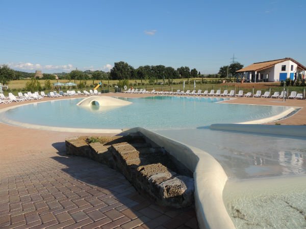 Capitello Camping Swimming Pool with Slides