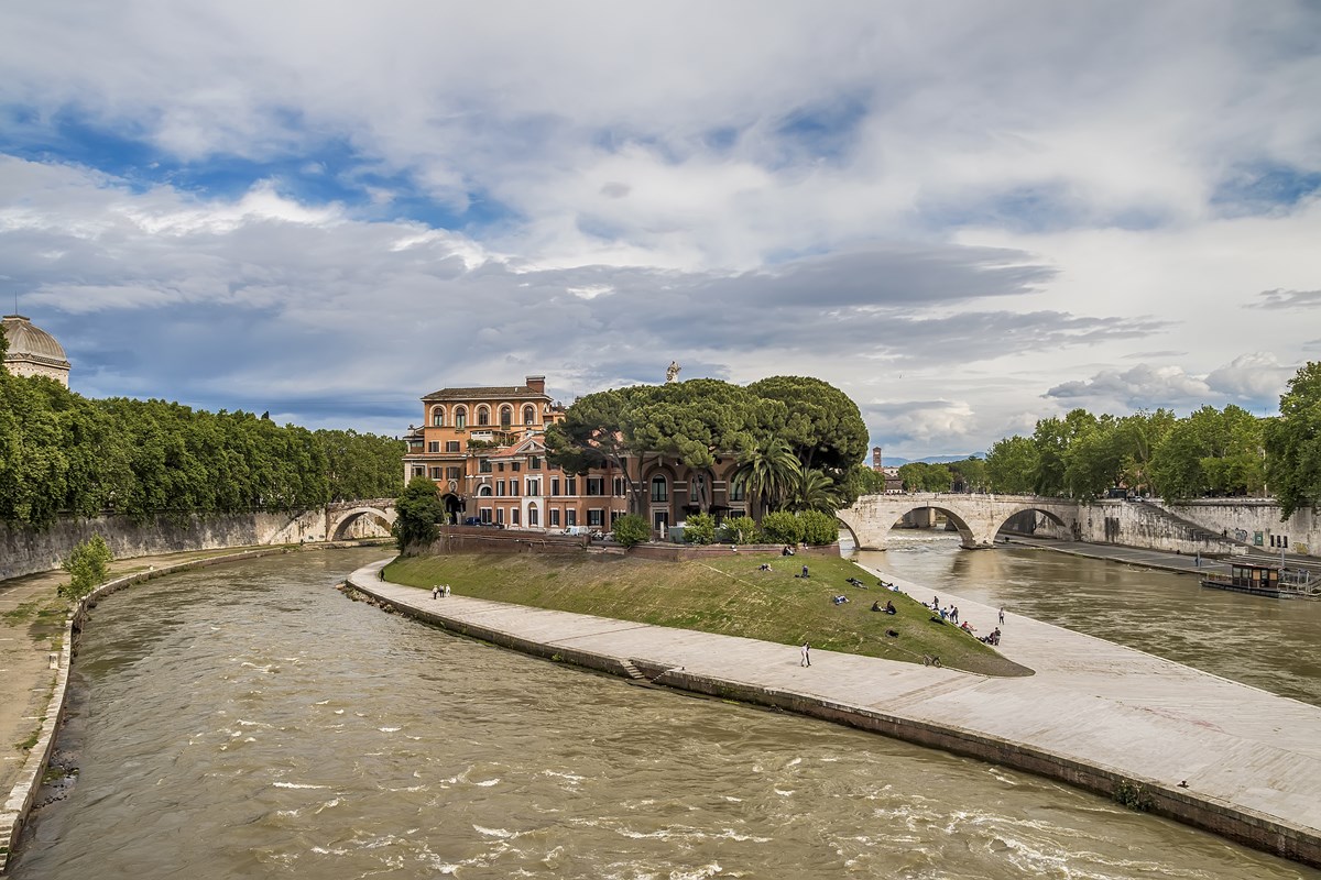 Tiber Island in Rome