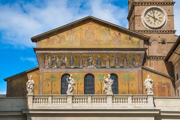 facade basilica santa maria trastevere