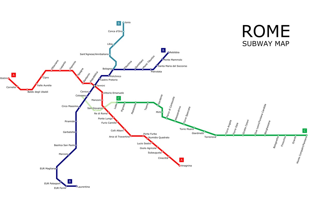 Rome Metro Map & How to Navigate Underground Transportation