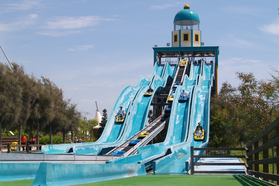 Water slides