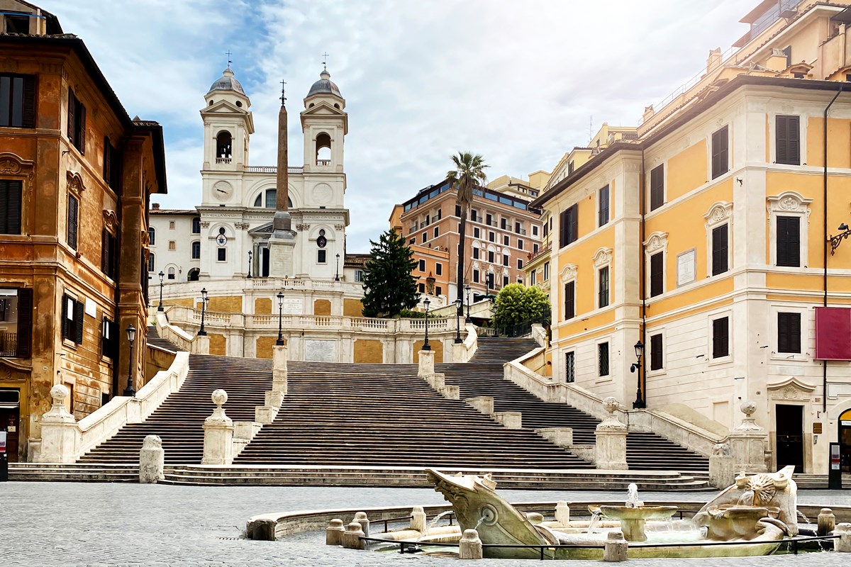  An abandoned Piazza di Spagna