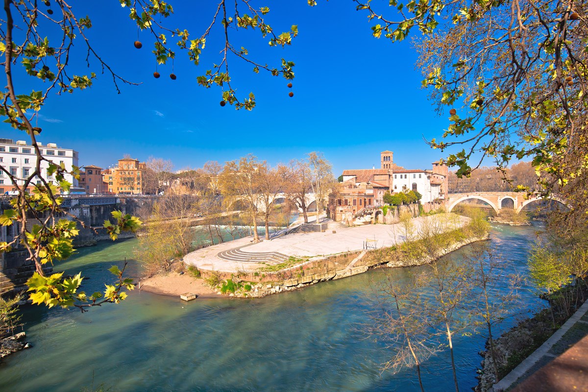 Tiber Island in Rome
