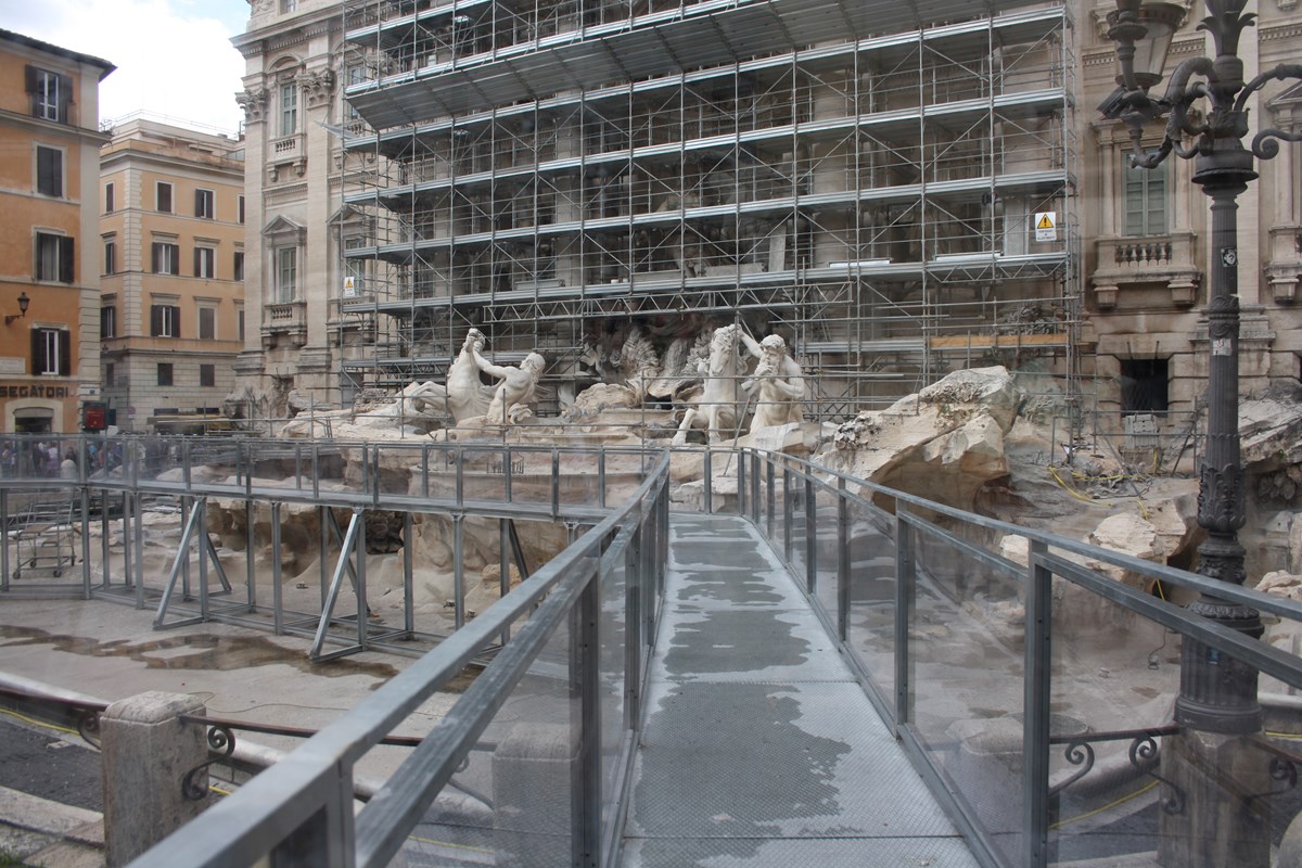 Trevi Under Construction