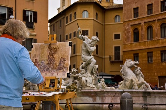 Artist Piazza Navona